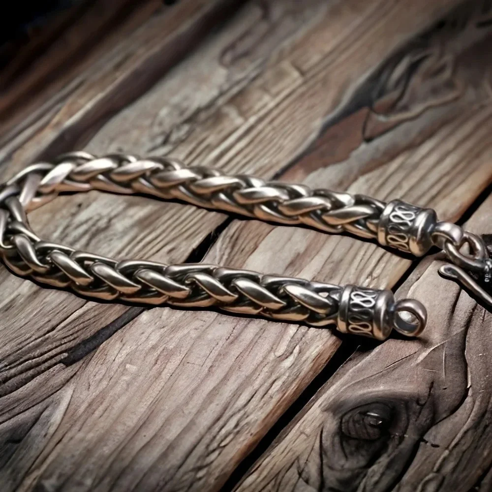 Metal weave bracelet